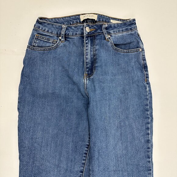 PacSun Mom Jean Women's size 27 Dark Wash Blue Denim Jeans - Picture 2 of 5